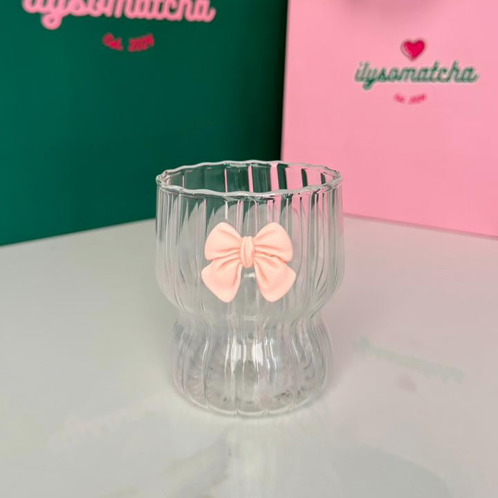 Glass Cup - Bow