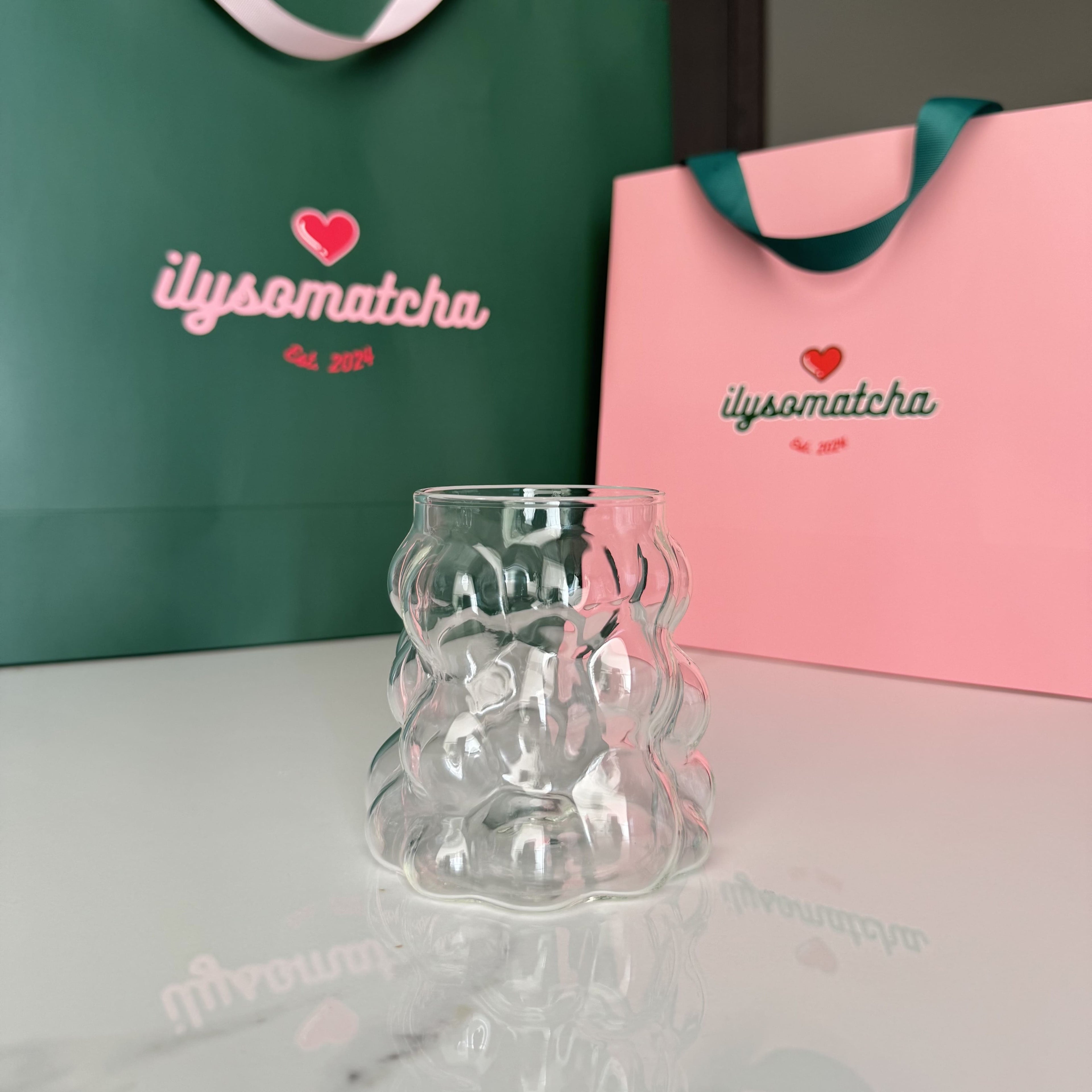 Glass Cup - Bubbles